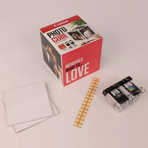 Canon 3713C011/PG-560+CL-561 Printhead cartridge multi pack black + color Cube white pink +PP201 40 sheet 13x13cm 7,5ml + 8,3ml Pack=2 for Canon Pixma TS 5350