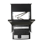 Tripp Lite B030-DP16-17DIP NetDirector 16-Port DisplayPort KVM Switch Console with 17 in. LCD, IP Remote Access, Dual Rail, 1U Rack-Mount