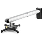 StarTech.com Universal Projector Wall Mount - Projector Mount supports Short & Ultra Short Throw Projectors up to 33lb (15kg) - Tilt/Swivel/Rotate - Adjustable 16.5" to 27.7" from Wall - TAA