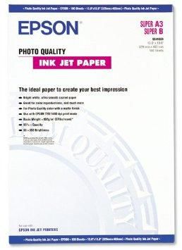 Epson Photo Quality Ink Jet Paper, DIN A3+, 102g/m2, 100 Sheets