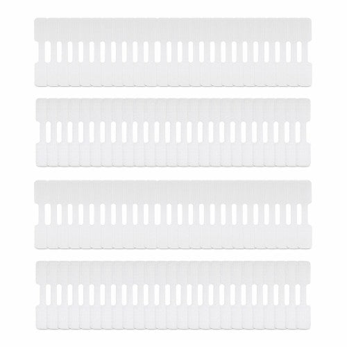 StarTech.com 3.5in (9cm) Cable Labels, 100 Pack, White, Hook-to-Hook Fastener Cable Tags, Write-On Cord Labels for Cable Management, Cord Identification Tags