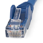 StarTech.com 2m CAT6 Ethernet Cable - LSZH (Low Smoke Zero Halogen) - 10 Gigabit 250Mhz 100W PoE RJ45 10GbE UTP Network Patch Cord Snagless with Strain Relief - Blue, CAT 6, ETL Verified, 24AWG