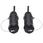Tripp Lite P568FA-50M-W High-Speed Armored HDMI Fiber Active Optical Cable (AOC) with Hooded Connectors - 4K @ 60 Hz, HDR, IP68, M/M, Black, 50 m (164 ft.)