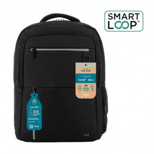Mobilis 003084 backpack Casual backpack Black Foam, Recycled polyester