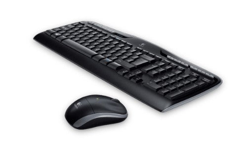 Logitech MK320 keyboard Mouse included Universal RF Wireless AZERTY Lithuanian Black