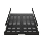 Tripp Lite SRSHELF4PSLVENT SmartRack Sliding Steel Rack Shelf - 1U, Vented, 28.3 in. Deep, Holds up to 50 lb. (23 kg)
