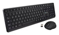 V7 CKW350IT keyboard Mouse included Universal USB QWERTY UK English Black