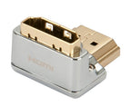 Lindy CROMO HDMI Male to HDMI Female 90 Degree Right Angle Adapter - Down