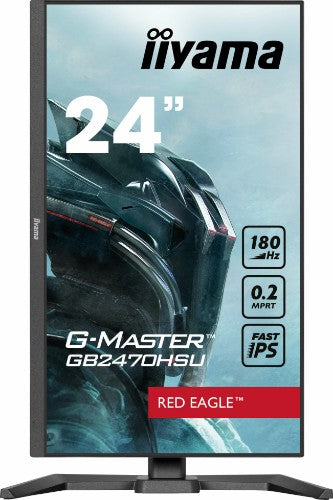 iiyama G-MASTER Unleash your full gaming potential with the Fast IPS GB2470HSU Red Eagle