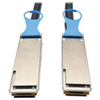 Tripp Lite N282-02M-28-BK QSFP28 to QSFP28 100GbE Passive DAC Cable (M/M), QSFP-100G-CU2M Compatible, 2M (6.56 ft.)
