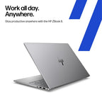 HP ZBook 8 G1i Wolf Pro Security Edition - Data Science Intel Core Ultra 7 265H Mobile workstation 35.6 cm (14") WQXGA 64 GB DDR5-SDRAM 1 TB SSD NVIDIA RTX 500 Ada Wi-Fi 7 (802.11be) Windows 11 Pro AI Workstation, AI PC Silver