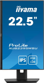 iiyama ProLite 22.5” 1920 x 1200 monitor featuring IPS panel technology and a height adjustable stand