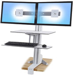 Ergotron WorkFit-S White PC Multimedia stand