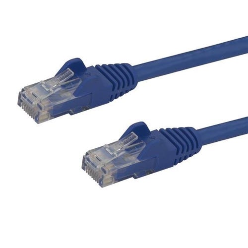 StarTech.com 7m CAT6 Ethernet Cable - Blue CAT 6 Gigabit Ethernet Wire -250MHz 100W PoE RJ45 UTP Network/Patch Cord Snagless w/Strain Relief Individually Tested
