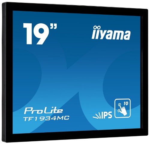 iiyama ProLite 10pt touch Open Frame monitor with IPS panel and touch through glass function