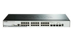 D-Link 28-Port Gigabit Stackable PoE Smart Managed Switch including 2 x 10G SFP+ & 2 x SFP