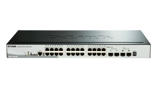 D-Link 28-Port Gigabit Stackable PoE Smart Managed Switch including 2 x 10G SFP+ & 2 x SFP