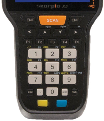 Datalogic Skorpio X5 handheld mobile computer 10.9 cm (4.3") 800 x 480 pixels Touchscreen 665 g Black