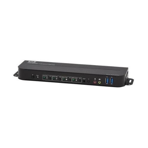 Tripp Lite B005-DPUA4 4-Port DisplayPort/USB KVM Switch - 4K 60 Hz, HDR, HDCP 2.2, IR, DP 1.4, USB Sharing