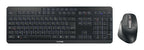 CHERRY Stream desktop ultimate keyboard Mouse included Home/Office USB + RF Wireless + Bluetooth AZERTY French Black
