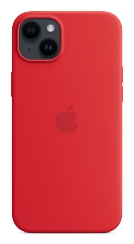 Apple iPhone 14 Plus Silicone Case with MagSafe - (PRODUCT)RED