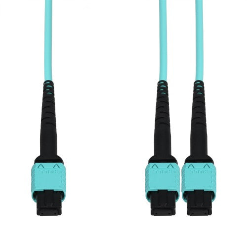 AddOn Networks 24FMPO-2MPO3M5OM4LZ InfiniBand/fibre optic cable 3 m MPO 2x MPO MPO/UPC Aqua colour