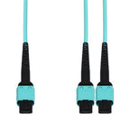 AddOn Networks 24FMPO-2MPO3M5OM4LZ InfiniBand/fibre optic cable 3 m MPO 2x MPO MPO/UPC Aqua colour