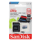 SanDisk Ultra microSD 128 GB MicroSDXC UHS-I Class 10