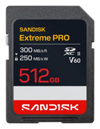 SanDisk Extreme PRO SDXC UHS-II V60 512 GB