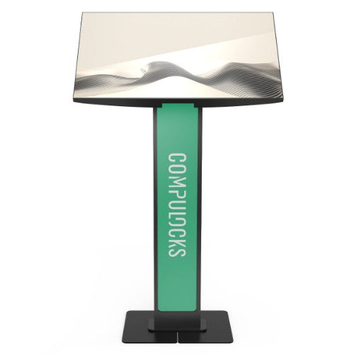 Compulocks Brandable VESA Floor Stand for Screens Up to 32 Inches - Black