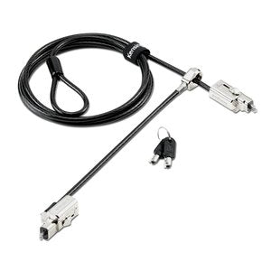 Kensington Universal 3-in-1 2.0 Keyed Dual Lock Head Laptop Lock