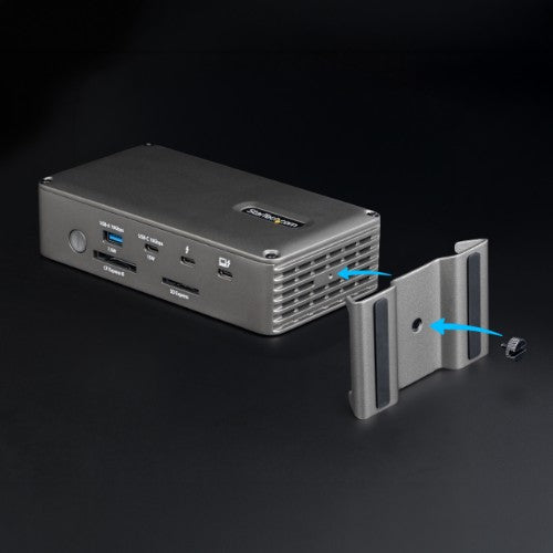 StarTech.com Thunderbolt 5 Dock with NVMe Slot for Mac and Windows, Up to Dual 8K 60Hz or Triple 4K 144Hz, 140W Laptop Charging, 5GbE, 120Gbps Bandwidth Boost