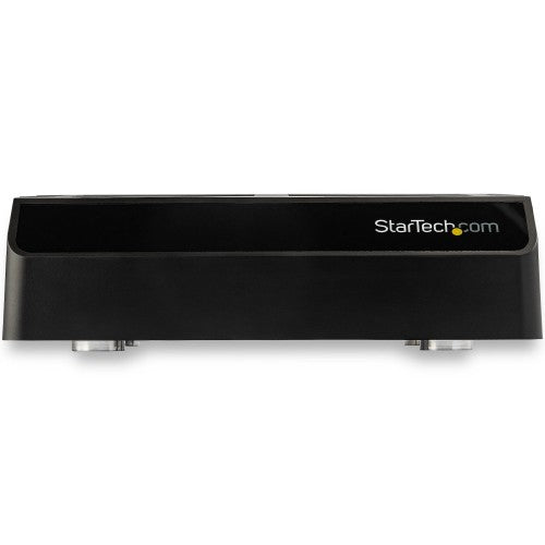 StarTech.com 4-Bay USB to SATA Hard Drive Docking Station, USB 10Gbps, External 2.5" & 3.5" SSD / HDD Dock, SATA III, Hot-Swap Hard Drive Bay, Top-Loading