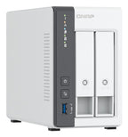 QNAP TS-216G NAS/storage server Tower Cortex-A Cortex-A55 4 GB HDD White