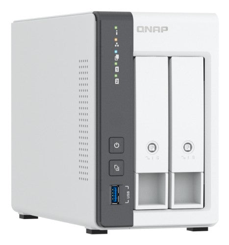 QNAP TS-216G NAS/storage server Tower Cortex-A Cortex-A55 4 GB HDD White