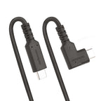 StarTech.com 1.6ft (50cm) USB-C Cable, Right-Angled, USB 10Gbps, 100W (5A) Power Delivery, 8K 60Hz / 4K 144Hz DP Alt Mode, Rugged USB C Cord - Thunderbolt Compatible