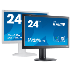 iiyama ProLite 25” 1920 x 1200 monitor featuring IPS panel and a height adjustable stand