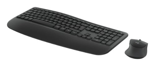 Logitech Signature Comfort Plus Combo MK880 keyboard Mouse included Universal RF Wireless + Bluetooth QWERTZ Swiss Graphite