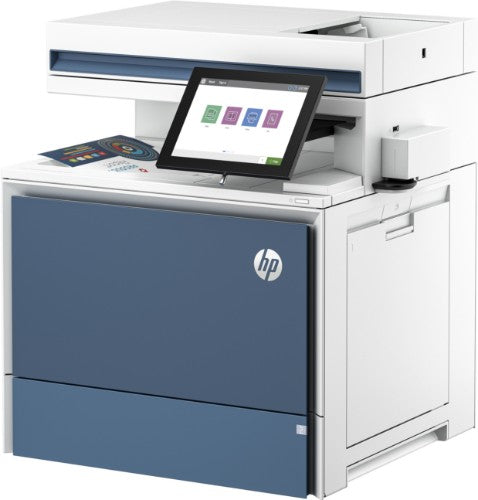 HP Color LaserJet Enterprise MFP 5800f Printer, Print, copy, scan, fax, Automatic document feeder; Optional high-capacity trays; Touchscreen; TerraJet cartridge