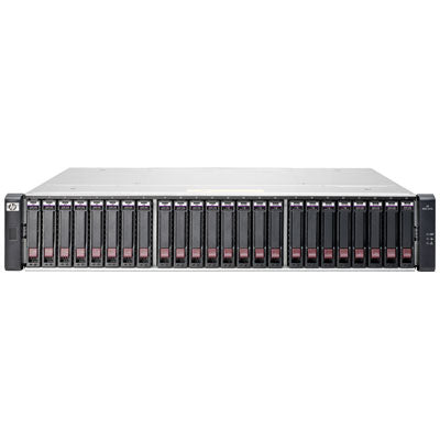 HPE MSA 1040 disk array Rack (2U) Black, Stainless steel