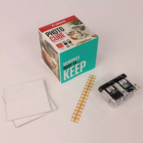 Canon 3713C012/PG-560+CL-561 Printhead cartridge multi pack black + color Cube white blue +PP201 40 sheet 13x13cm 7,5ml + 8,3ml Pack=2 for Canon Pixma TS 5350