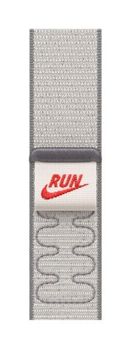 Apple Nike Sport Loop Band Grey Nylon, Recycled polyester, Spandex