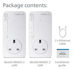 Devolo Magic 2 LAN 2400 Mbit/s Ethernet LAN White 2 pc(s)