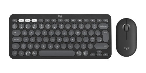 Logitech 920-012233 keyboard Mouse included Universal RF Wireless + Bluetooth QWERTY UK English Graphite