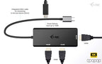 i-tec USB-C Triple 4K HDMI Video Adapter, Power Delivery 100W