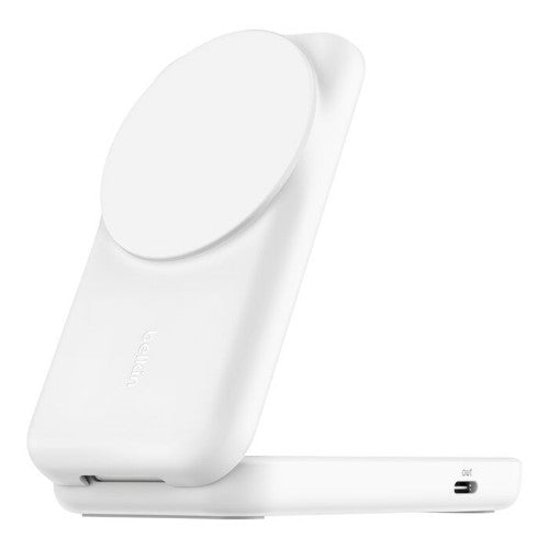 Belkin WIZ038MYWH mobile device charger Headphones, Smartphone White USB Wireless charging Fast charging Indoor