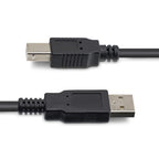 StarTech.com 50ft (15m) Active USB 2.0 A to B Cable, Long USB Printer Cable, 1x USB-A (M), 1x USB-B (M) - Black