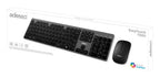 Adesso WKB-7300CB keyboard Mouse included Office RF Wireless QWERTY UK English Black