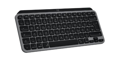 Logitech MX Keys Mini For Mac keyboard Home/Office Bluetooth QWERTZ German Black, Grey