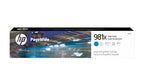 HP L0R09A/981X Ink cartridge cyan, 10K pages ISO/IEC 19798 116ml for HP PageWide E 58650/556